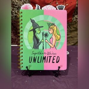 Universal Pink and Green Spiral Notebook🩷💚